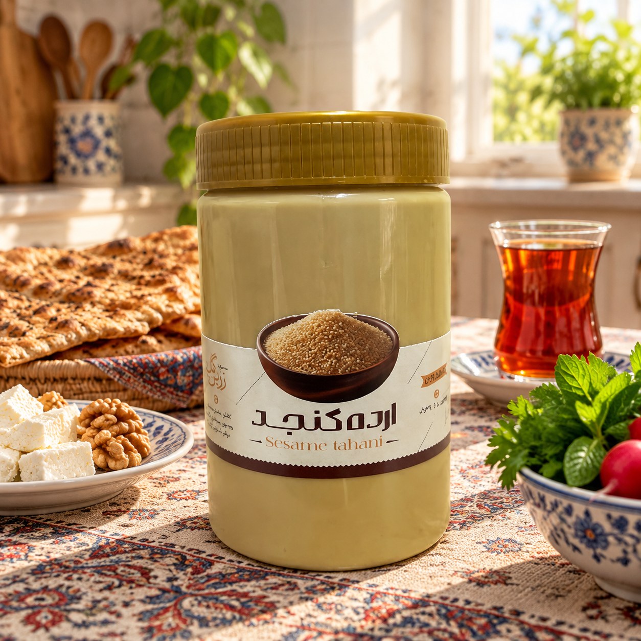 ارده کنجد ایرانی اعلا 500گرمی