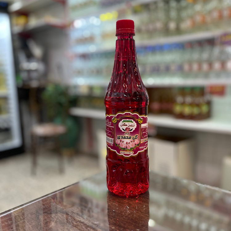 شربت گل محمدی (1250گرمی )یک لیتری