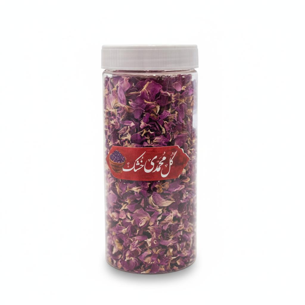 پر گل محمدی خشک شده تازه