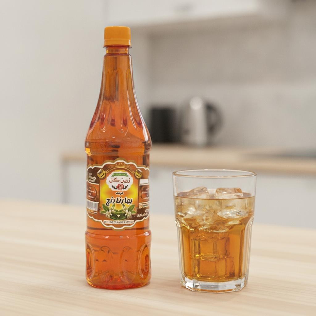 شربت بهار نارنج سنتی یک لیتری (1250گرمی) بسیارغلیظ
